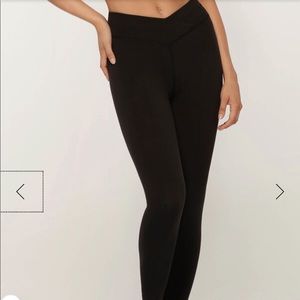 Lorna Jane wrap waistband ankle biter tight Small